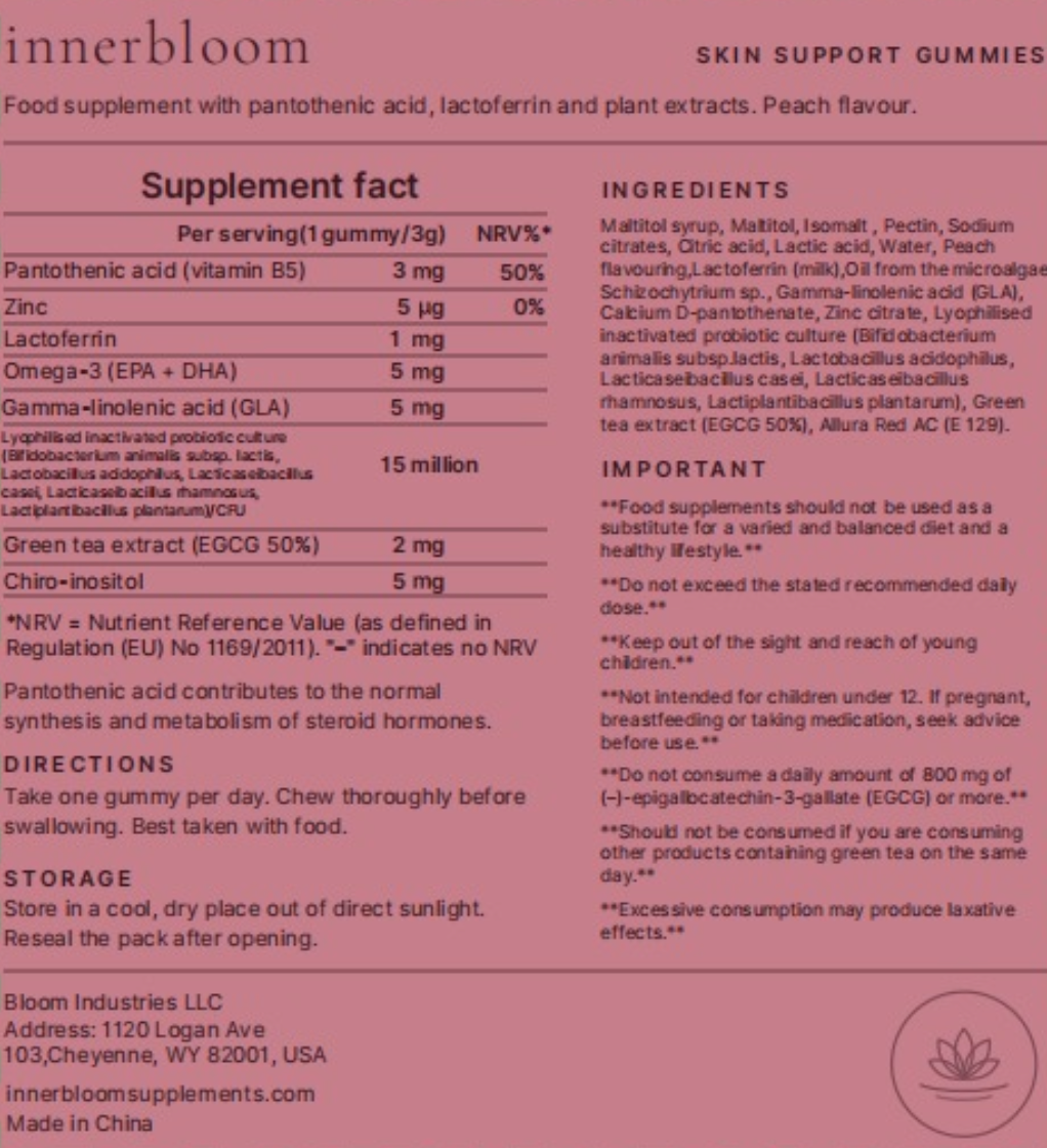 Innerbloom Acne Gummies